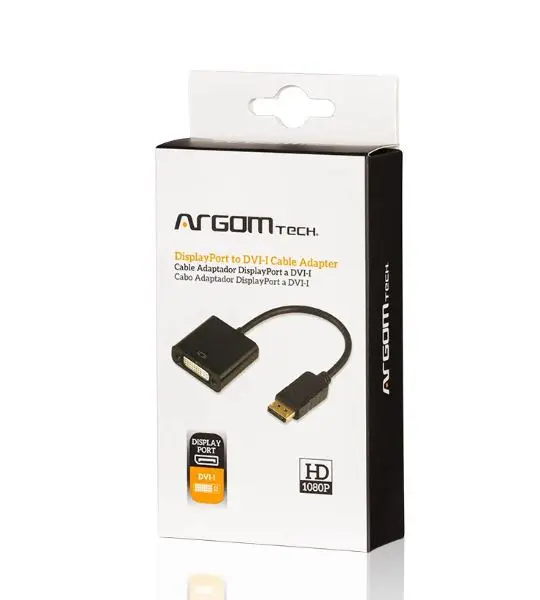 ADAPTADOR ARGOM MINI DISPLAY PORT TO HDMI 8.5 22CM 