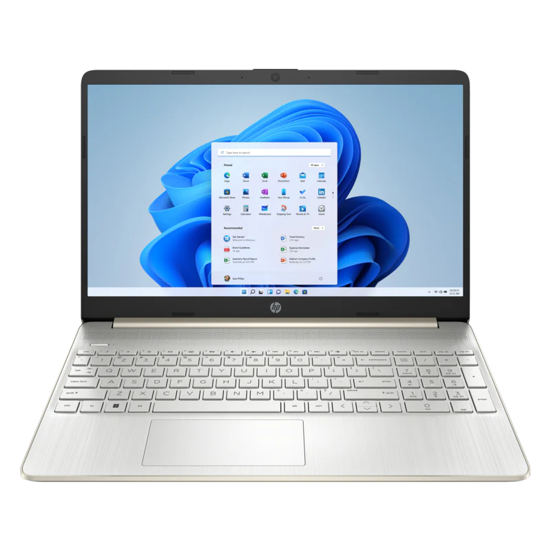 HP 15-EF2549LA - NOTEBOOK - 15.6" - AMD RYZEN 7 5700U - 16 GB - 512 GB - WINDOWS 11 HOME - GOLD - SPANISH