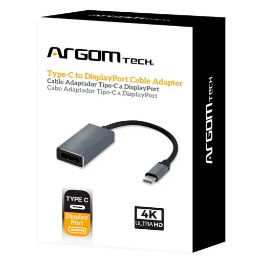 [ARG-CB-0061] CABLE ARGOM ARG-CB-0061 ADAPTER TYPE-C A DISPLAY PORT 6"/15CM