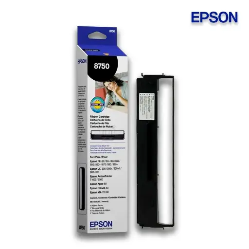 [8750] EPSON 8750 BLACK RIBBON 3 MILLION CHAACTERS